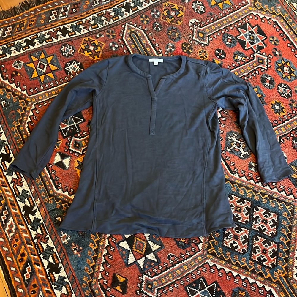 Size L purejill JJill tunic grey and never worn